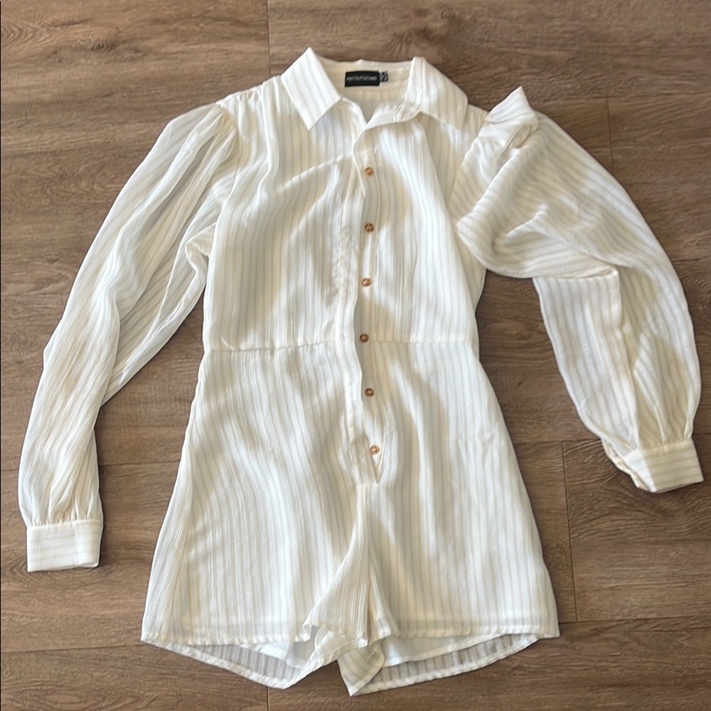 Pretty little thing striped romper